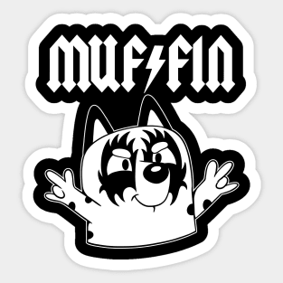 Muffin vintage metal Sticker
